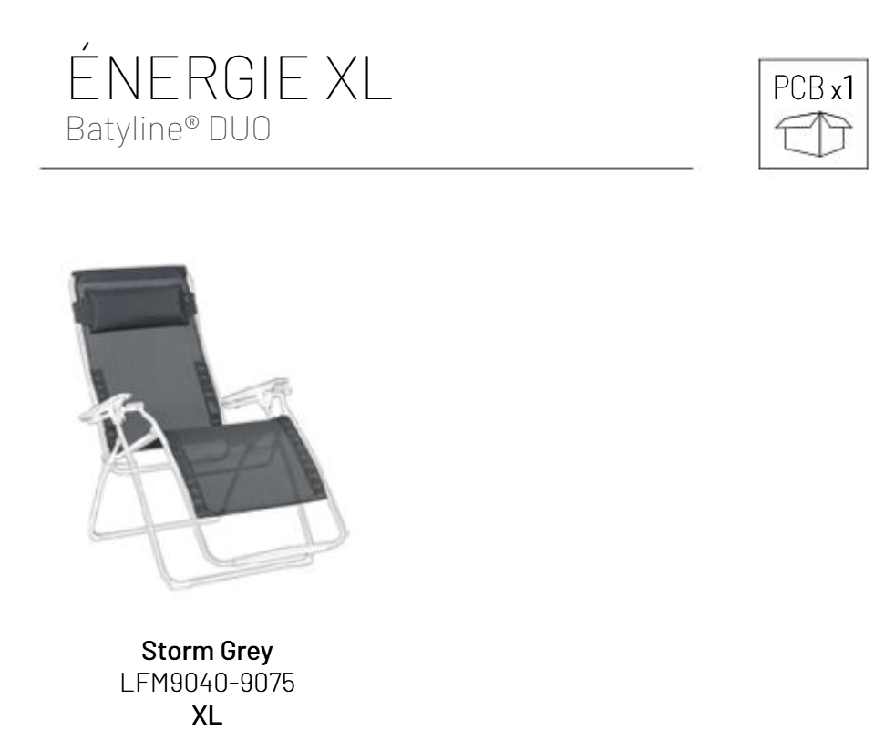 Weil Ruhe mitreisen darf - Lafuma - ÉNERGIE XL Relaxliege – Bild 3
